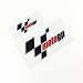 2PCS Reflective Motorcycle Helmet Bike Decals Vinyl Tape for MOTO GP Racing Car Styling