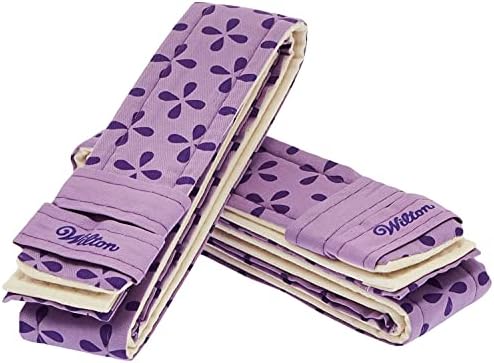 Wilton Bake-Even Cake Strips for Evenly Baked Cakes, 2-Piece Set, Purple, Fabric