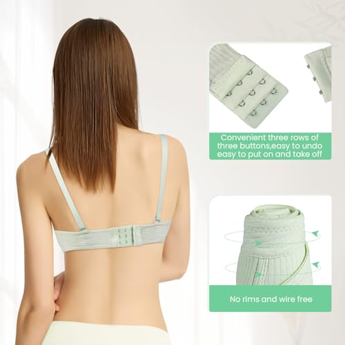 Teens Girls Training Bras for 32a Big Kids Age 8-10 10-12 12-14 14-16 Years Old Lightly Padded Adjustable Sport Bra3