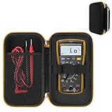 CAIOVSE Hard Multimeter Case for Fluke 117/115/116/114/113/177/178/179/233 Digital Multimeter, Compatiable with Fluke 101/106/107/ F15B+F17B+F18B+, Portable Protective Storage Box(Case Only)