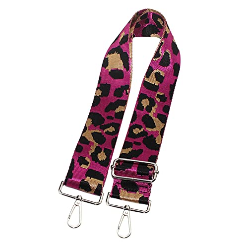 Bandoulière de rechange pour sac à main à imprimé léopard (rose vif, taille unique)