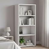 STRUCTURE ET UTILISATION - L'étagère classique pour ranger soigneusement vos objets, dispose de trois étagères confortables, réglables en hauteur, idéales pour diffuser l'élégance conceptuelle dans la maison