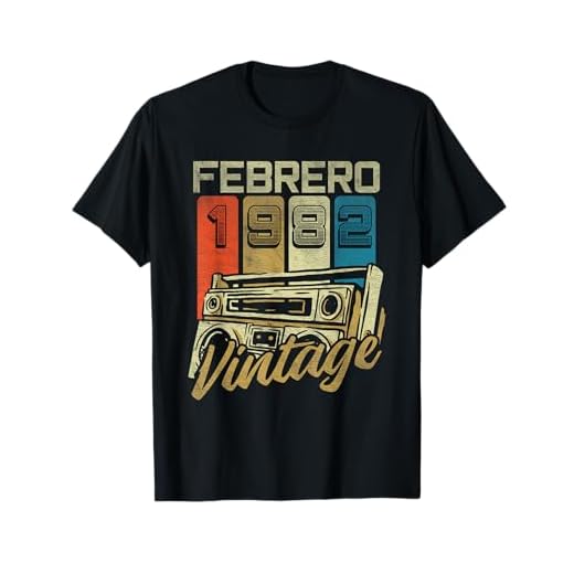 Febrero 1982 Vintage - 42 Años Regalo Cumpleaños Hombre Camiseta