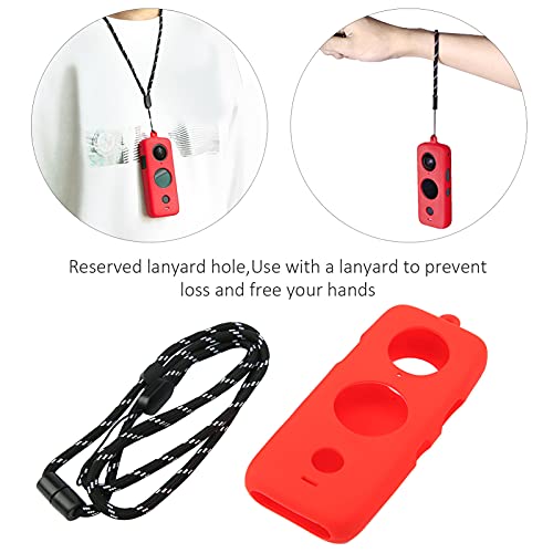 Capa protetora de silicone para câmera, corpo de câmera esportiva Cove protetora confortável à prova