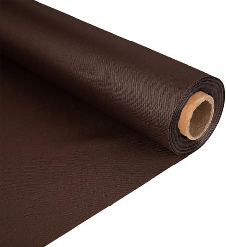 Waterproof Canvas Fabric 7Oz Heavy Duty Thick Outdoor Cover Material 150cm Wide (Black, Per Metre)
