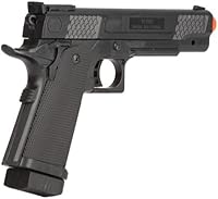 Vista 4 de Spring Scaled Airsoft 1911 ABS Plastic Airsoft Pistol Black 160 FPS