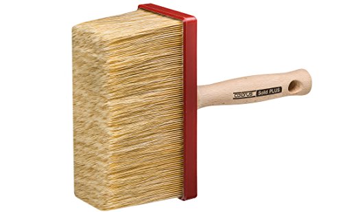 Colorus Deckenbürste 180 x 80 mm – Premium Malerbürste mit stabilisierter Chinaborsten-Mischung – für zähe und lösemittelhaltige Farben, Wand- und Fassadenanstriche