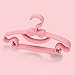 Non-Slip Kids Baby Clothes Hangers,10PCS Baby Hangers for Nursery Closet,Kids Storage Hangers Plastic Thicken Bow Knot Coat Drying Hanger for Toddler Baby(Pink)