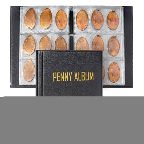 Álbum Centimos Collection Album | Centimos Álbum con capacidad para 108 monedas | Organizador de dinero para exposiciones, recuerdos, coleccionar, entradas de 25 céntimos