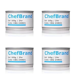 ChefBrand Brenngel 4 Stück, 2 Stunden