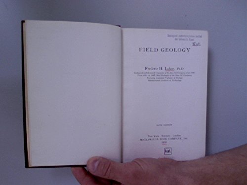 Field Geology [Unknown] B0000CIMGW Book Cover