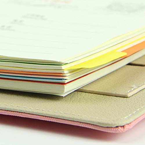 TOYANDONA 6 divisórias de abas A5 coloridas criativas 6 furos, preenchedor de índice, páginas classi