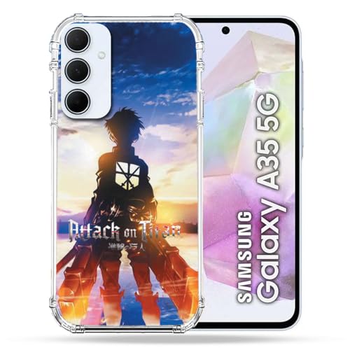 Coque Samsung Galaxy A35 5G Manga Attaque des Titans Cokitec antichoc