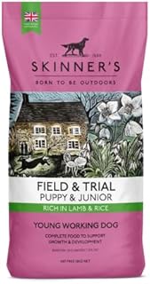 Skinner's Field & Trial Puppy Lamb & Rice  Complete Dry Food, Hypoallergenic, Supports Gut Health, Ideal for Larger Breeds, 15kg