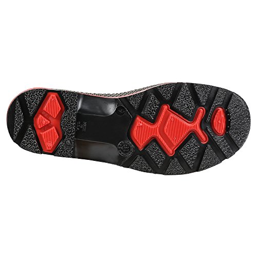 Servus by Honeywell Pro 15"" PVC Chemical-Resistant Soft Toe Men's Work Boots, Gray, Red & Black (75102), 104