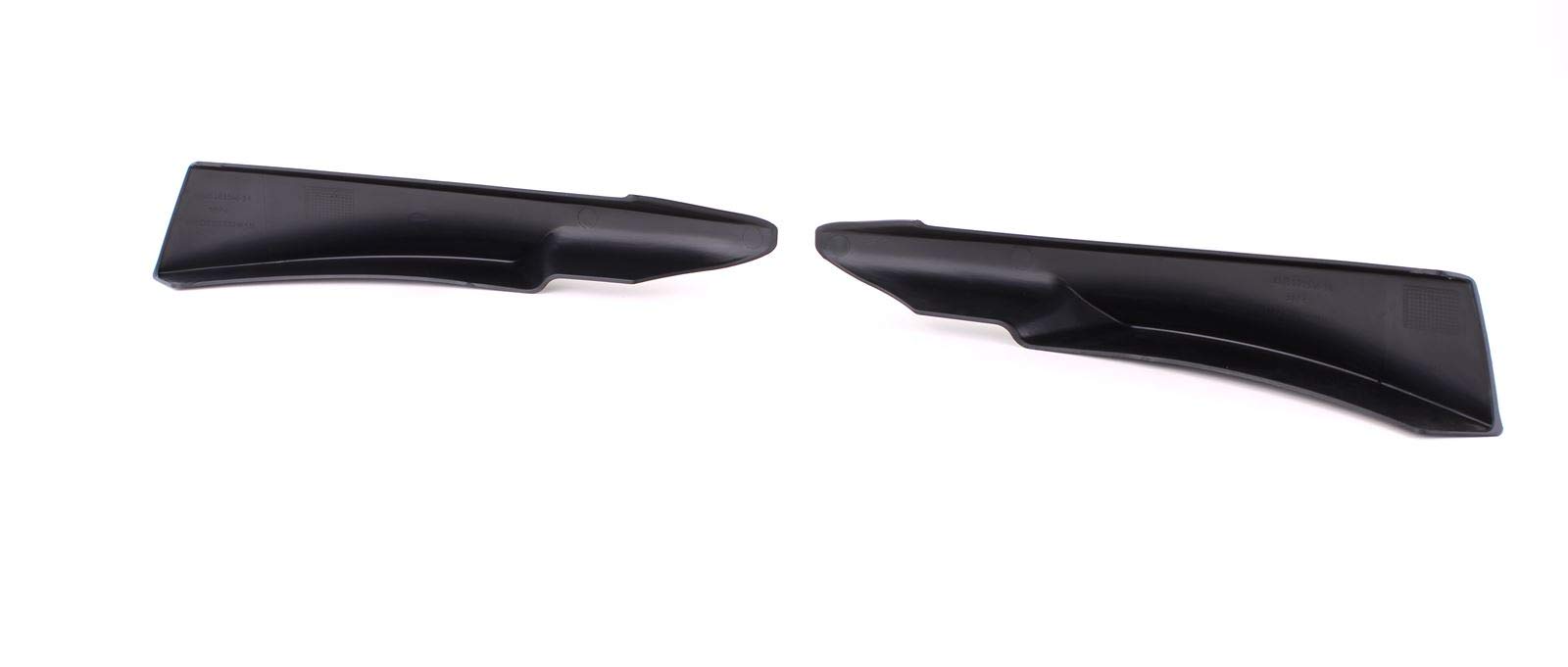 Front Spoiler Flaps Splitter Schwarz Matt passt für 3er BMW E90 E91 08-12