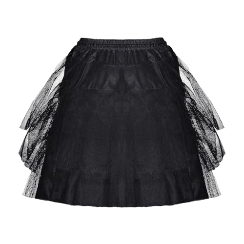 baotongle Girls 3 Layers Tulle Short Wedding Flower Girl Petticoat Crinoline Slips Underskirt