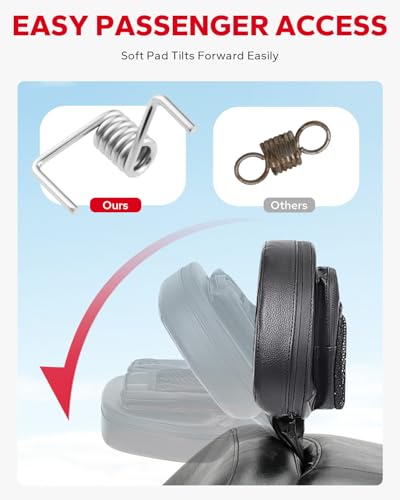 Amazicha Adjustable Rider Backrest with Storage