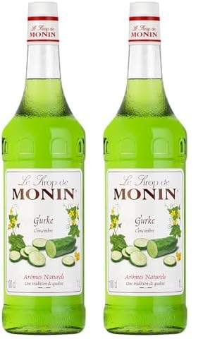 Monin Sirup Gurke (1 x 1,0l) (Packung mit 2)