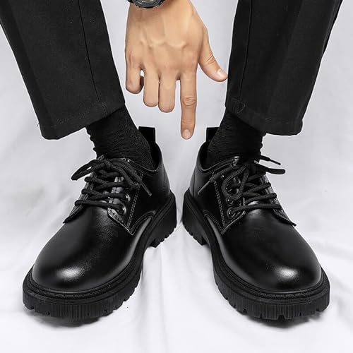 Zapatos de cuero para hombre que alivian el cansancio al caminar. 3