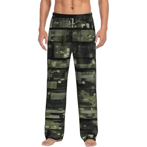 Pantalon de pyjama homme léger vêtement de nuit respirant et décontracté