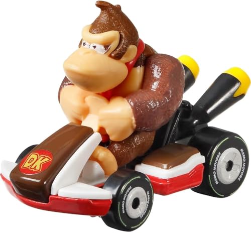 Super Mario Kart Grn24 DONKEY KONG Kart 5 cm Multicolore 1/64 6 cm
