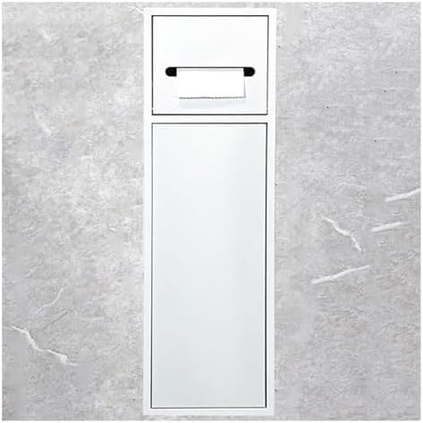 Niche de douche en acier inoxydable de qualité supérieure blanc mat 20 x 66 cm