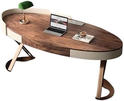 Standing Desk, Ash Wood Desk Modern Simple Study Writing Designer Villa Type Home Walnut Office160cm