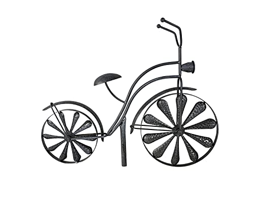 Sesua Metall Gartenstab Fahrrad Silber 160 cm Gartenstecker