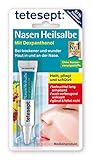 Lieferumfang: 1 x 5 g Nasen Heilsalbe von tetesept / Ideal einzusetzen bei trockener Haut sowie erhöhter Beanspruchung der Nase - schützt ebenfalls vor erneuter Schädigung der Nasenhaut