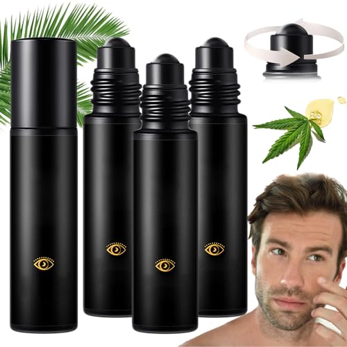 Zevorify Barra Reparadora De Ojos Para Hombres, Zevorify Barra Para Ojos, Zevorify Barra Para Ojos, Rodillo Para Bolsas Y Ojeras, Tratamiento Para Bolsas De Ojos Para Hombres (3 Unidades)