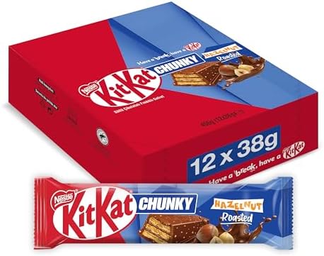 Nestlé Kitkat Chunky Sütlü Çikolatalı Fındıklı Gofret 38 Gram x 12