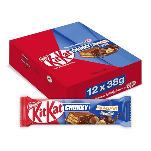 Nestlé Kitkat Chunky Sütlü Çikolatalı Fındıklı Gofret 38 Gram x 12