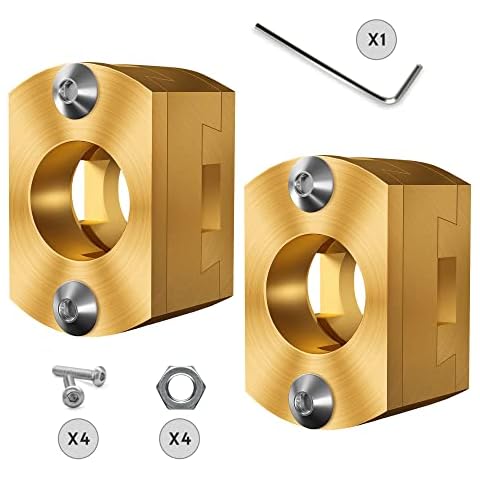 VICHSAMWY 2PCS Oldham Coupling Coupler for Upgrade CR10 S4 S5 Ender 3 Pro V2 3S CR10S PRO 3D Printer Z axis 8mm Lead Cover