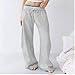 Baggy Sweatpants for Women Wide Leg Straight Leg Sweatpants for Women Low Rise Elastic Waist Drawstring Barrel Pants Loose Fit Soft Comfy Pockets Plain Travel Workout Fashion Trendy Baggy Sweat Pants