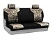 Coverking Rear Solid Bench Custom Fit Seat Cover for Select GMC Sierra Models - Neosupreme (Mossy Oak Duck Blind Camo with Black Sides)