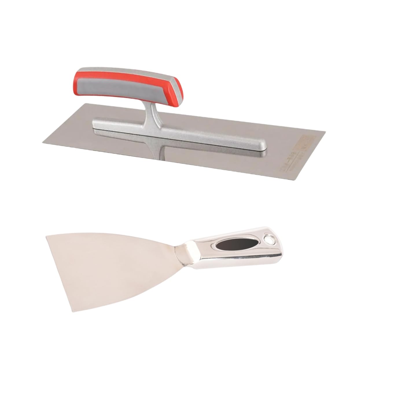 Syuejur Drywall Trowel, Aluminum Masonry Trowel, Plastering Trowel for Sheetrock Wallboard Plasterboard Stainless Steel Putty Knife Scraper Painter Tool Construction Tool