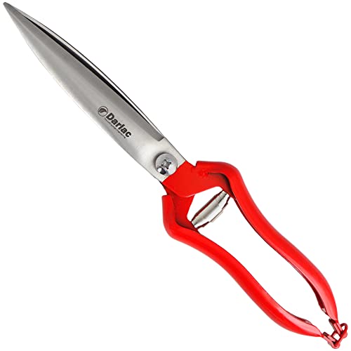 Darlac Perennial Shears – One Handed Gardening Shears for Grass, Shaping Topiary, Deadheading and Perennials – Razor Sharp Carbon Steel Blades for Precise Cutting