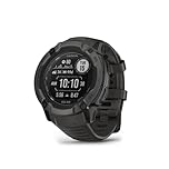 Garmin Instinct 2X Solar, Rugged GPS Smartwatch, Built-in Flashlight, Solar Charging Capability, Multi-Band GNSS, Graphite