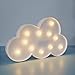 Glintee Cloud LED Night Light Table Lamp for Party Birthday Wedding Atmosphere,Battery Operated Decorative Marquee Signs Light Nursery Lamp for Bedroom and Wall Decoration(Cloud)