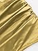 AOMEI Women's Sleeveless Pleated High Waist Ruched Slit Slim Elegant Long Satin Dress (Gold,1XL)