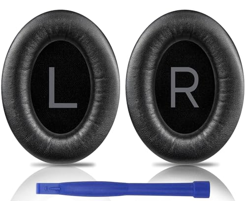 Almohadillas Bose QC45 de piel de cordero para teletrabajo y viajes largos