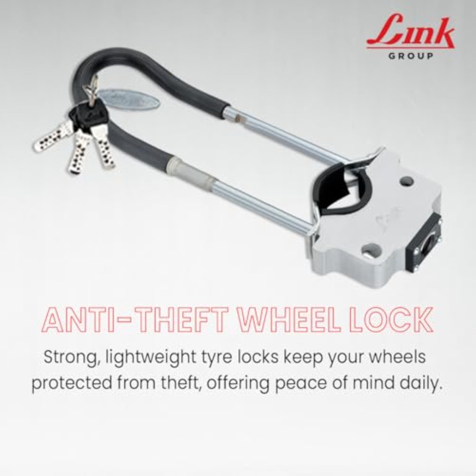 Bike Lock for Front Wheel HT-10, Durable Aluminium