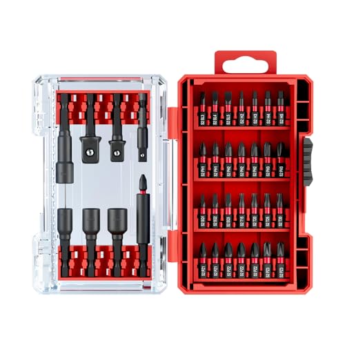 YOSIGHT 36Pcs Impact Driver Bits Set with a Storage Case