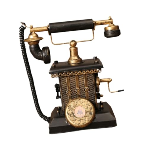 Modelo de teléfono clásico de resina: el adorno antiguo ideal para regalar a coleccionistas 7