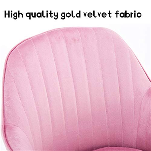 Silla de comedor sencilla amarilla con patas de metal de franela 4
