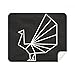 Origa Peacock Geometric Shape Cleaning Cloth Screen Cleaner 2pcs Suede Fabric