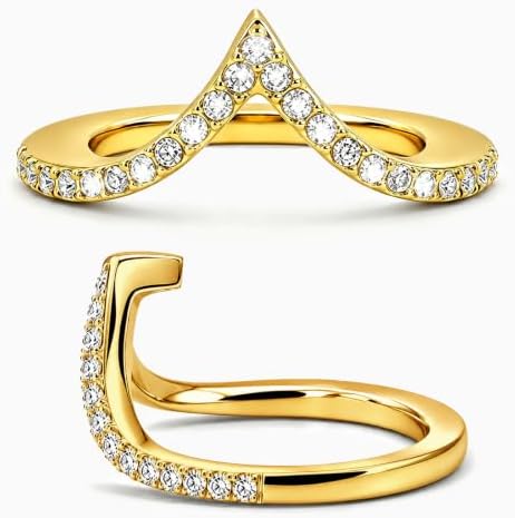 sylacor 18K Gold Plated Smart Ring Jacket for Oura Ring Gen 4/ Gen 3 - 2