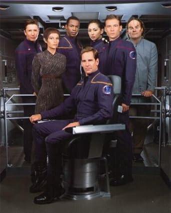 Amazon ブロマイド写真★海外ドラマENT『スタートレック エンタープライズ』ブリッジのクルー7人・縦/リード、トゥポル、トラヴィス