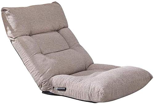 HOMRanger Floor Chair Foldable Adjustable Backrest Lazy Sofa Meditation Computer Couch-beds Cotton H